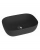 Lavita Umywalka nablatowa Costa Black 46x32,5cm 5908211404660